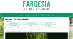 Desktop Screenshot of fargesia.de