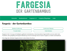 Tablet Screenshot of fargesia.de